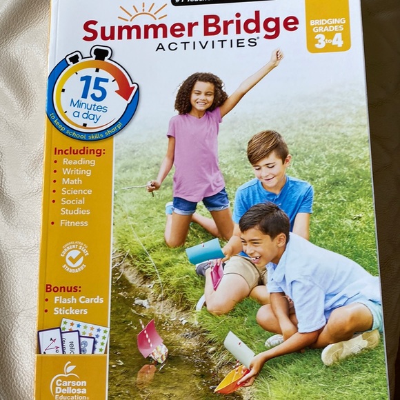 Summer Bridge Activities Bridging Grades 3 to 4 - Picture 1 of 2